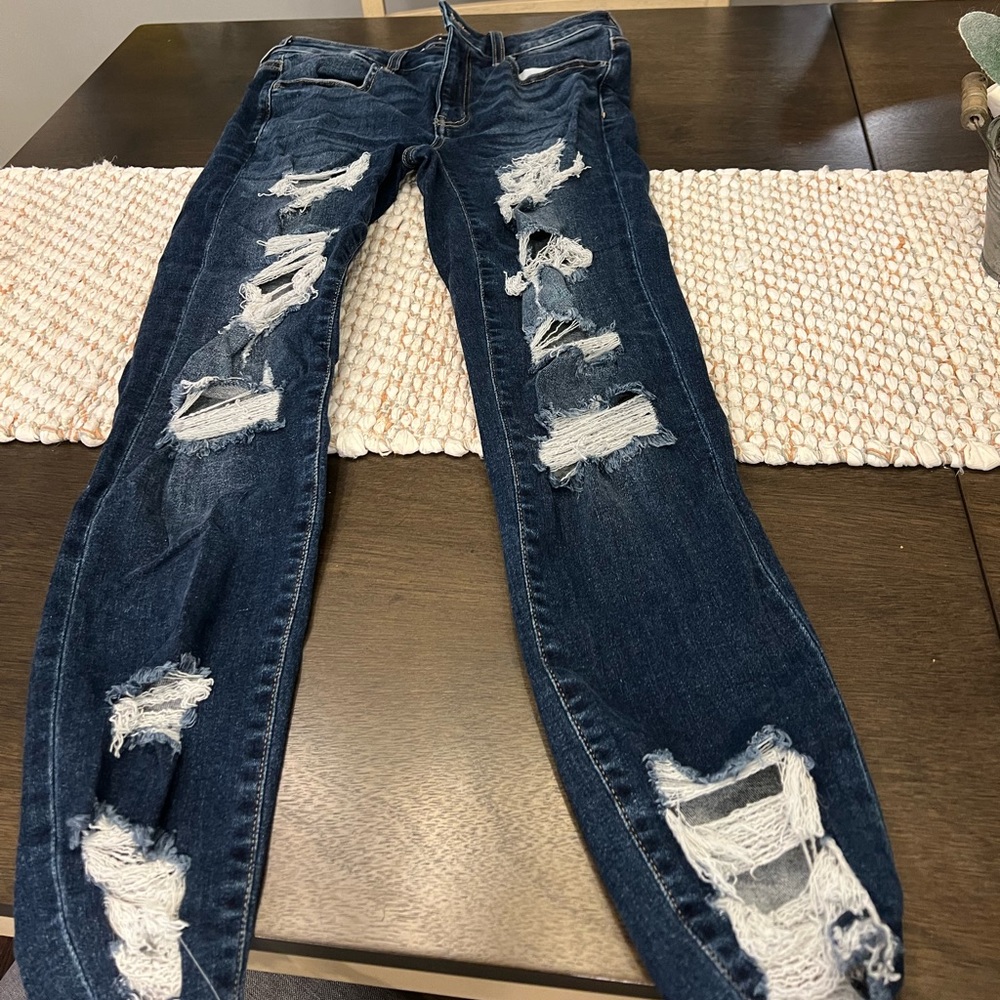 American Eagle dark jeggings